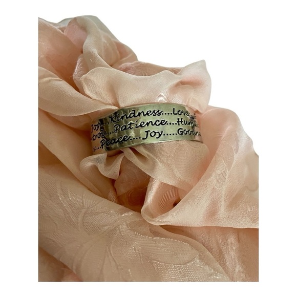 Fruits of the Spirit Jewelry - Fruits of the Spirit Inspirational Cuff Bracelet, Silver over Brass.